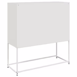 vidaXL Sideboard Storage Organiser Cupboard Side Cabinet Highboard Pink Steel - white - Additional view 7