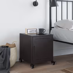 VidaXL 846614 nightstand/bedside table Black