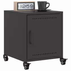 VidaXL 846614 nightstand/bedside table Black - Additional view 4