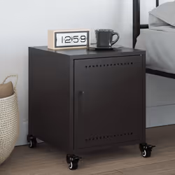 VidaXL 846615 nightstand/bedside table Black - Additional view 2