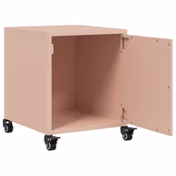 vidaXL Bedside Cabinets Nightstand Bed Table Bed Cabinet 2 pcs Pink Steel - pink, 1 pcs - Additional view 9