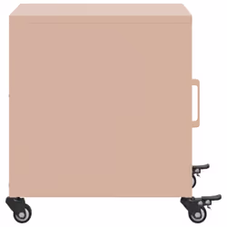 vidaXL Bedside Cabinets Nightstand Bed Table Bed Cabinet 2 pcs Pink Steel - pink, 2 pcs - Additional view 6