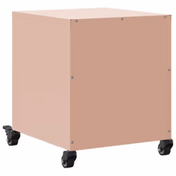 vidaXL Bedside Cabinets Nightstand Bed Table Bed Cabinet 2 pcs Pink Steel - pink, 2 pcs - Additional view 7