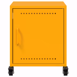 VidaXL 846620 nightstand/bedside table Yellow - Additional view 6