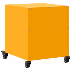VidaXL 846620 nightstand/bedside table Yellow - Additional view 8