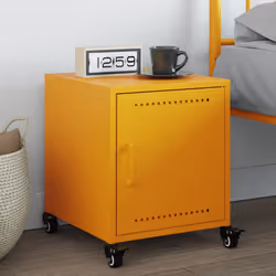 VidaXL 846621 nightstand/bedside table Yellow