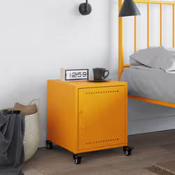 VidaXL 846621 nightstand/bedside table Yellow