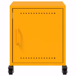 VidaXL 846621 nightstand/bedside table Yellow - Additional view 6