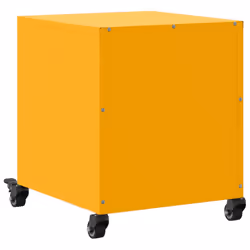 VidaXL 846621 nightstand/bedside table Yellow - Additional view 8