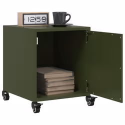 VidaXL 846622 nightstand/bedside table Olive - Additional view 5