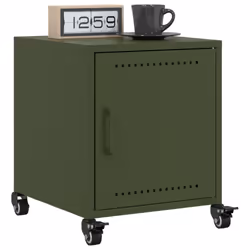 VidaXL 846623 nightstand/bedside table Olive - Additional view 4