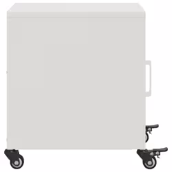 vidaXL Bedside Cabinet Bedroom Nightstand Bed Table Bed Cabinet White Steel - Additional view 6