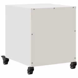 vidaXL Bedside Cabinets Nightstand Bed Table Bed Cabinet 2 pcs White Steel - Additional view 7