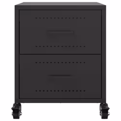 VidaXL 846626 nightstand/bedside table Black - Additional view 6