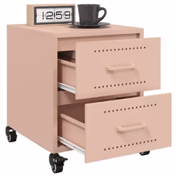 VidaXL 846628 nightstand/bedside table Pink - Additional view 4