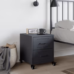 VidaXL 846630 nightstand/bedside table Anthracite