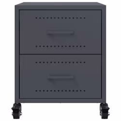 VidaXL 846630 nightstand/bedside table Anthracite - Additional view 6