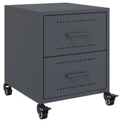 VidaXL 846631 nightstand/bedside table Anthracite
