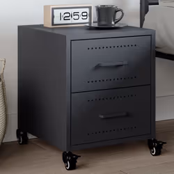 VidaXL 846631 nightstand/bedside table Anthracite