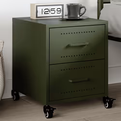 VidaXL 846634 nightstand/bedside table Olive