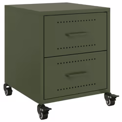 VidaXL 846635 nightstand/bedside table Olive - Additional view 6