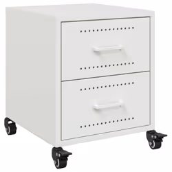 VidaXL 846636, White, Steel, 360 mm, 390 mm, 435 mm, 1 pc(s)