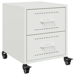 VidaXL 846636 nightstand/bedside table White