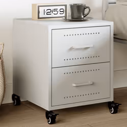 VidaXL 846636 nightstand/bedside table White