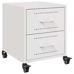 VidaXL 846637 nightstand/bedside table White - Additional view 5