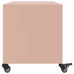 vidaXL TV Cabinet TV Stand Entertainment Centre Media Unit TV Unit Pink Steel - Additional view 6