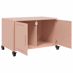 vidaXL TV Cabinet TV Stand Entertainment Centre Media Unit TV Unit Pink Steel - Additional view 8