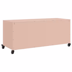 vidaXL TV Cabinet TV Stand Entertainment Centre Media Unit TV Unit Pink Steel - Additional view 7