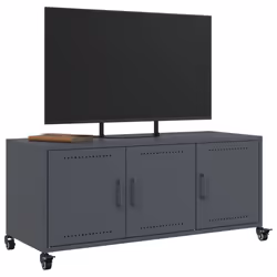 vidaXL TV Cabinet TV Stand Entertainment Centre Media TV Unit Anthracite Steel - Additional view 4