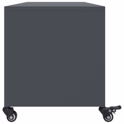 vidaXL TV Cabinet TV Stand Entertainment Centre Media TV Unit Anthracite Steel - Additional view 6