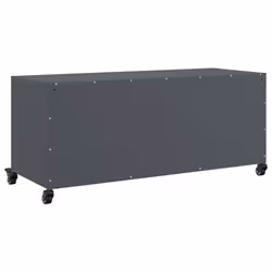 vidaXL TV Cabinet TV Stand Entertainment Centre Media TV Unit Anthracite Steel - Additional view 7
