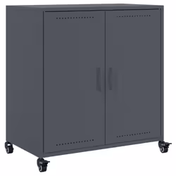 vidaXL Sideboard Storage Cupboard Side Cabinet Highboard Anthracite Steel