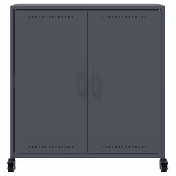 vidaXL Sideboard Storage Cupboard Side Cabinet Highboard Anthracite Steel - Additional view 5