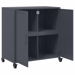 vidaXL Sideboard Storage Cupboard Side Cabinet Highboard Anthracite Steel - Additional view 8