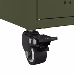 vidaXL Sideboard Storage Cupboard Side Cabinet Highboard Olive Green Steel - Additional view 10