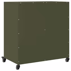 vidaXL Sideboard Storage Cupboard Side Cabinet Highboard Olive Green Steel - Additional view 7