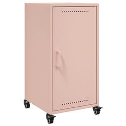 vidaXL Sideboard Storage Organiser Cupboard Side Cabinet Highboard Pink Steel