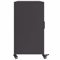 vidaXL Sideboard Storage Cupboard Side Cabinet Highboard Mustard Yellow Steel - black - Additional view 6