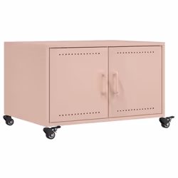 vidaXL Coffee Table Hallway Tea Centre End Table Accent Side Table Pink Steel
