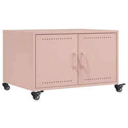 vidaXL Coffee Table Hallway Tea Centre End Table Accent Side Table Pink Steel