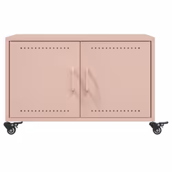 vidaXL Coffee Table Hallway Tea Centre End Table Accent Side Table Pink Steel - Additional view 5