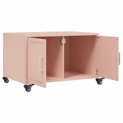 vidaXL Coffee Table Hallway Tea Centre End Table Accent Side Table Pink Steel - Additional view 8