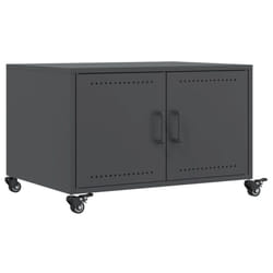 vidaXL Coffee Table Hallway Tea End Table Accent Side Table Anthracite Steel