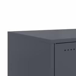vidaXL Coffee Table Hallway Tea End Table Accent Side Table Anthracite Steel - Additional view 10