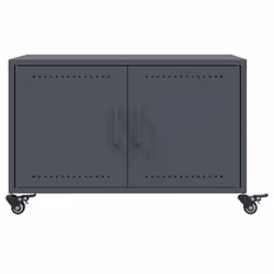 vidaXL Coffee Table Hallway Tea End Table Accent Side Table Anthracite Steel - Additional view 5