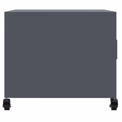 vidaXL Coffee Table Hallway Tea End Table Accent Side Table Anthracite Steel - Additional view 6